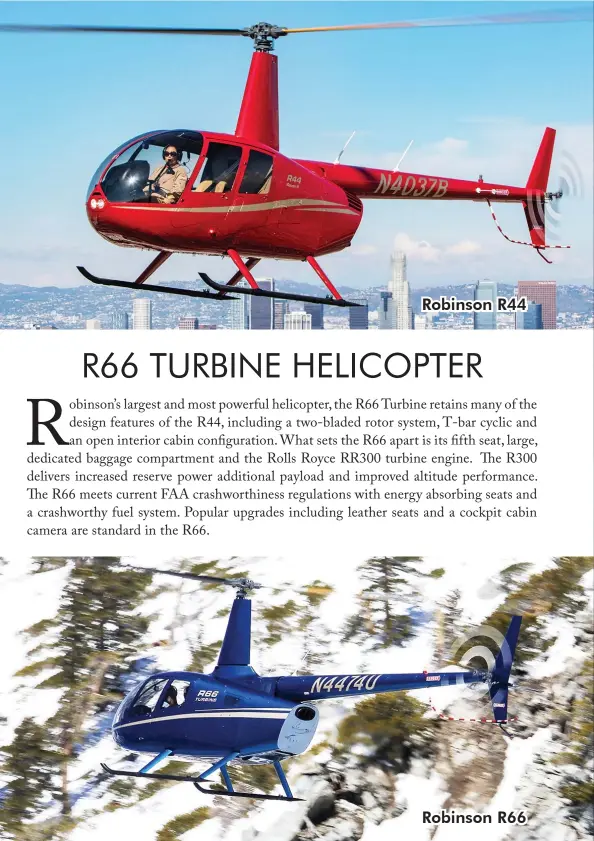  ??  ?? Robinson R44