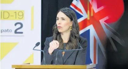  ?? ?? Prime Minister Jacinda Ardern.