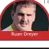  ??  ?? Ruan Dreyer