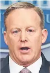  ??  ?? Sean Spicer