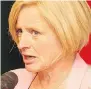  ??  ?? Rachel Notley