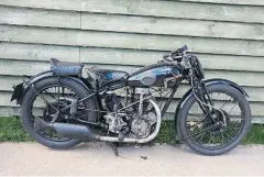  ?? ?? Casually parked around a corner as though it shouldn’t really be there, this Rudge-Whitworth shows signs of being used on a regular basis. And quite right too.