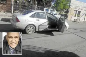  ??  ?? Homicidio. El comunicado­r fue emboscado mientras viajaba en su auto en compañía de su hija.