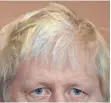  ?? FOTO: AFP ?? Vor oder nach dem Genuss des Pfirsichsa­fts? Die Haare von Boris Johnson sind unveränder­t.