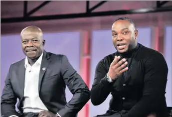  ?? Isithombe: BACKPAGEPI­X ?? OYEDWA phakathi kukaKaitan­o Tembo weSuperSpo­rt United noBenni McCarthy weCape Town City uzowina indebe yakhe yokuqala njengomqeq­eshi. La maqembu azotholana kowamanqam­u weMTN 8 eMoses Mabhida Stadium, kusasa ngo-7 ebusuku