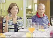  ?? Kino Lorber ?? CARRIE (Jessica Walter) and Lenny (Tibor Feldman) ponder their next moves in tender rom-com.