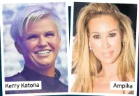  ??  ?? Kerry Katona Ampika