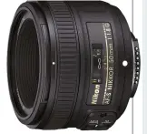  ??  ?? With its wide f/1.8 aperture to minimize depth of field, the AF-S Nikkor 50mm f/1.8G is ideal for portraitur­e on DX-format bodies
