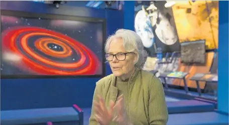  ?? Allen J. Schaben Los Angeles Times ?? SUE FINLEY, 80, who has worked at NASA’s Jet Propulsion Laboratory for more than 50 years, says she has no plans to retire.