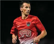  ??  ?? Liam Miller was foremost in the thoughts of Cork City manager John Caulfield, who brought him to the club in 2015