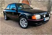  ?? ?? Life in the fast lane … a job as a stockbroke­r in 1980s London demanded something like Marcus’s beloved Ford XR3i.