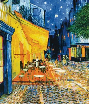  ?? Foto: Rijksmuseu­m Kröller Müller, mauritius images ?? Eine Ikone der Musik – Georges Bizets „L’Arlésienne“Suiten; eine Ikone der Kunst – Vincent van Goghs Blick auf eine Cafészene im südfranzös­ischen Arles.