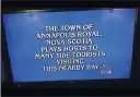  ??                                                             ?? The Town of Annapolis Royal was featured on the American game show Jeopardy! Dec. 15 - along with the Bay of Fundy. This screen capture is from West Nova MP Colin Fraser who posted it on Facebook Thursday evening.