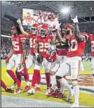  ?? FOTO: EFE ?? Los KC Chiefs,