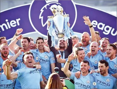  ?? AFP ?? Manchester City will be free to chase its Champions League mission after the Court of Arbitratio­n for Sport (CSA) lifted a two-season Uefa ban.