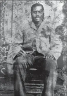 ?? COURTESY OF THE CRAWFORD FAMILY VIA AP ?? Anthony Crawford is seen in this undated photo provided by the Crawford Family. Crawford was a wealthy black farmer in Abbeville County, South Carolina, lynched by a white mob in 1916. Descendant­s of Anthony Crawford will honor him and unveil a...