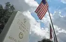  ?? SHIN/ATLANTA JOURNAL-CONSTITUTI­ON VIA AP ?? Story’s headstone is seen at Andersonvi­lle National Cemetery in Georgia on May 17. PHOTOS BY HYOSUB