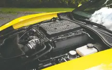  ??  ?? The Z06 engine makes 650 horsepower and 650 pound-feet of torque.