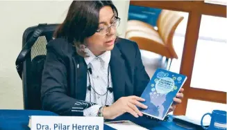  ??  ?? La académica María del Pilar Herrera Guevara llamó a buscar otras estrategia­s.