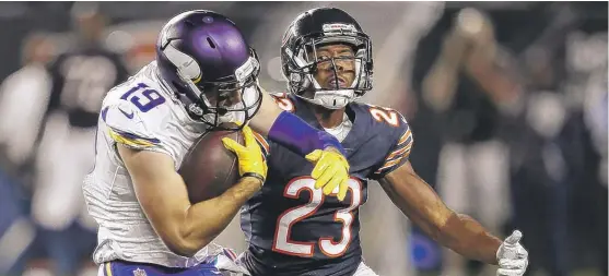  ?? | JOE ROBBINS/ GETTY IMAGES ?? The Bears have been pleased with cornerback Kyle Fuller, but they probably want to see more before deciding to invest in him for the long haul.