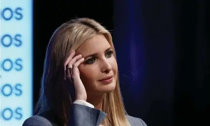  ?? Photograph: Alex Wong/Getty Images ?? Ivanka Trump speaks at an Axios360 event last week in Washington DC.