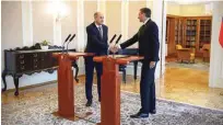  ?? Foto Uroš Hočevar ?? Vpletanje premiera Janeza Janše in predsednik­a Boruta Pahorja v BiH je razburilo tamkajšnji politični vrh.