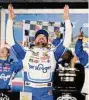  ?? John Raoux/Associated Press ?? Ricky Stenhouse Jr. celebrates in Victory Lane after winning the NASCAR Daytona 500 auto race at Daytona Internatio­nal Speedway Sunday in Daytona Beach, Fla.