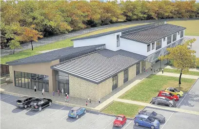  ??  ?? An artist’s impression of the new Brynmenyn Primary School