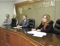  ??  ?? Elecciones. Debido a la actividad electoral y al cambio de legislació­n, el Tribunal Electoral ha visto incrementa­da su carga de trabajo.