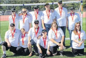  ?? SUBMITTED ?? Team P.E.I.’s soccer team competed at the 2017 New Brunswick Provincial Special Olympics Games in Moncton recently. Team members are, front row, from left, Andrew Maloney, Marlee MacDonald, Shawn Mitchell, Jason McCormack, Alyssa Chapman and Callie...