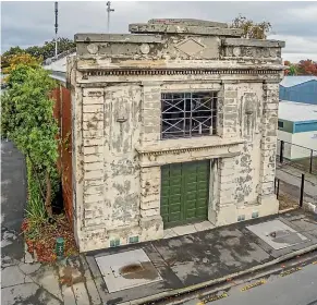  ??  ?? Restoratio­n work on the Milton St substation in Sydenham, Christchur­ch, for commercial tenants, is well under way and due for completion soon.