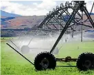  ??  ?? Digital technology can help irrigation systems operate more efficientl­y.
