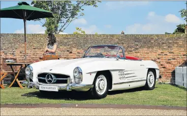 ??  ?? The Mercedes 300SL roadster, above, still tops the global index. Below left: Classic Porsche models showed the strongest gains in 2014, while Ferrari, below right, is still the best investment over a five-year period.
