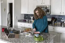  ?? AMANDA ANDRADE-RHOADES / AP ?? Donna Cooper at her home in Front Royal, Va., on March 1. Cooper lost 40 pounds using Wegovy, but says she “doesn’t want to be on it forever.”