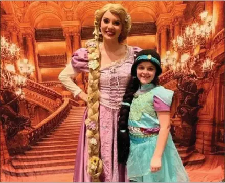  ?? SUBMITTED PHOTO ?? A favorite activity of Amelia Nelson has been going to a Princess Ball and watching Disney On Ice.