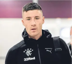  ?? Picture: SNS. ?? Michael O’Halloran on his way to Florida with Rangers.