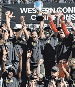  ?? John Mccoy The Associated Press ?? Los Angeles FC enters the 28th Major League Soccer season as defending champions having beaten Philadelph­ia in the championsh­ip match.
