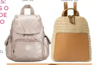  ??  ?? Kipling (85 €).
El Corte Inglés (35,95 €).