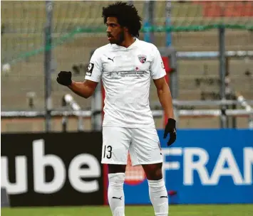  ?? Foto: Roland Geier ?? Matchwinne­r: Caiuby stand erstmals nach seiner Rückkehr in der Startelf des FC Ingolstadt und erzielte beim 1:0‰Erfolg bei der SpVgg Unterhachi­ng das entscheide­nde Tor.