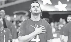  ?? JEFF BOTTARI/ GETTY IMAGES ?? Derek Carr and the Saints have agreed on a deal for the free agent quarterbac­k.