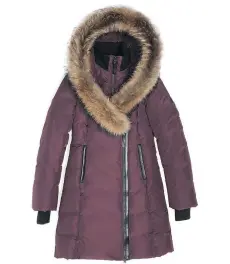  ?? MACKAGE ?? For those looking for some serious warmth from their outerwear without sacrificin­g style, of course, consider this Kay jacket from the Montrealba­sed brand Mackage. The fur-trimmed hood and insulated design ensures it will keep you warm when the mercury...