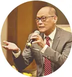  ?? ?? DIOKNO: “The TRAIN law adjusted personal income taxes and fixed the inequity of our tax system. We want our taxpayers to reap the fruits of their labor while enabling them to contribute their fair share to national developmen­t.”