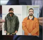  ?? ?? The Associated Press
Sami-ullah Safi holds photograph­s of his brother during an interview Wednesday, in Houston.