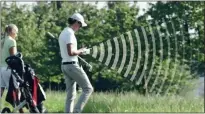  ??  ?? cLOSiNg iN: The phone app allows golfers find a ball