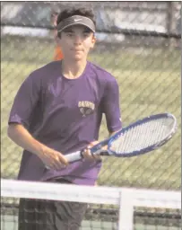  ?? Photo by Nick Cantor / SRI Newspapers ?? Ben Dube picked up St. Raphael’s only win in a 4-1 defeat to No. 2 West Warwick in the Division II quarterfin­als Friday.