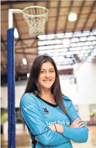  ?? PHOTO: GREGOR RICHARDSON ?? Jill of all trades . . . Talented netballerc­ricketer Kate Heffernan, who has just been given a contract with the Southern Steel.