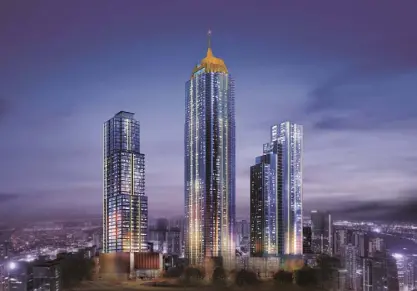  ??  ?? Grand Hyatt Residences is a two-tower residentia­l developmen­t designed for hotel-like living.