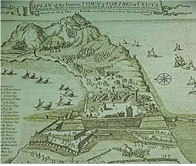  ??  ?? El asedio de 1694-1727 en todo su apogeo, visto desde las líneas marroquíes.