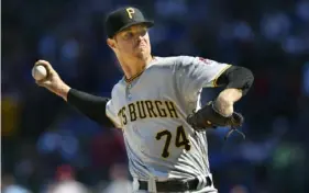  ?? Associated Press ?? Pirates starting pitcher James Marvel’s love of hockey puts him right at home in Pittsburgh. “I love the toughness of those guys,” he said.