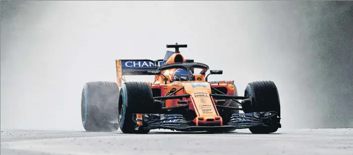  ?? FOTO: GETTY ?? El español de McLaren tratará de volver a puntuar en el GP de Hungría de Fórmula 1 saliendo desde la undécima plaza, una posición que sabe que es mucho mejor que la que podría haber conseguido en condicione­s normales